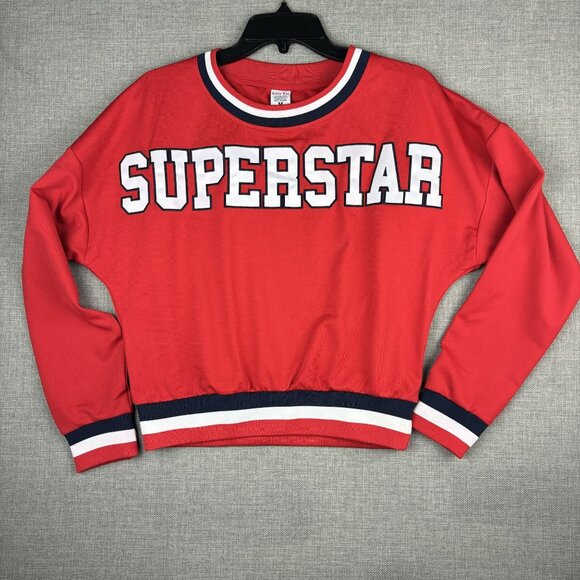 Kitty Kat Red Superstar Womens Sweatshirt Size Medium Cotton & Polyester. - Picture 11 of 12